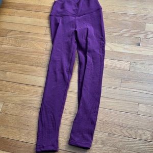 Purple Athleta Leggings